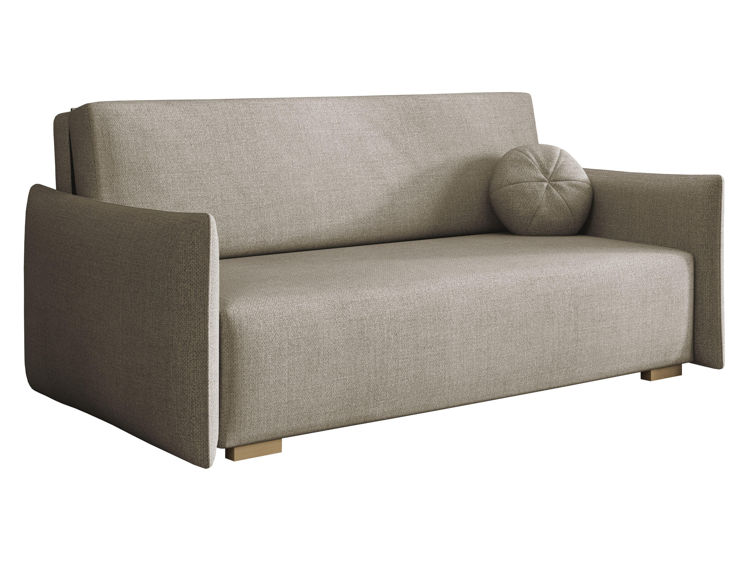 SCHLAFSOFA Viva Glov IV - Naturfarben, Holz/Textil (174/85/98cm) - MIRJAN24