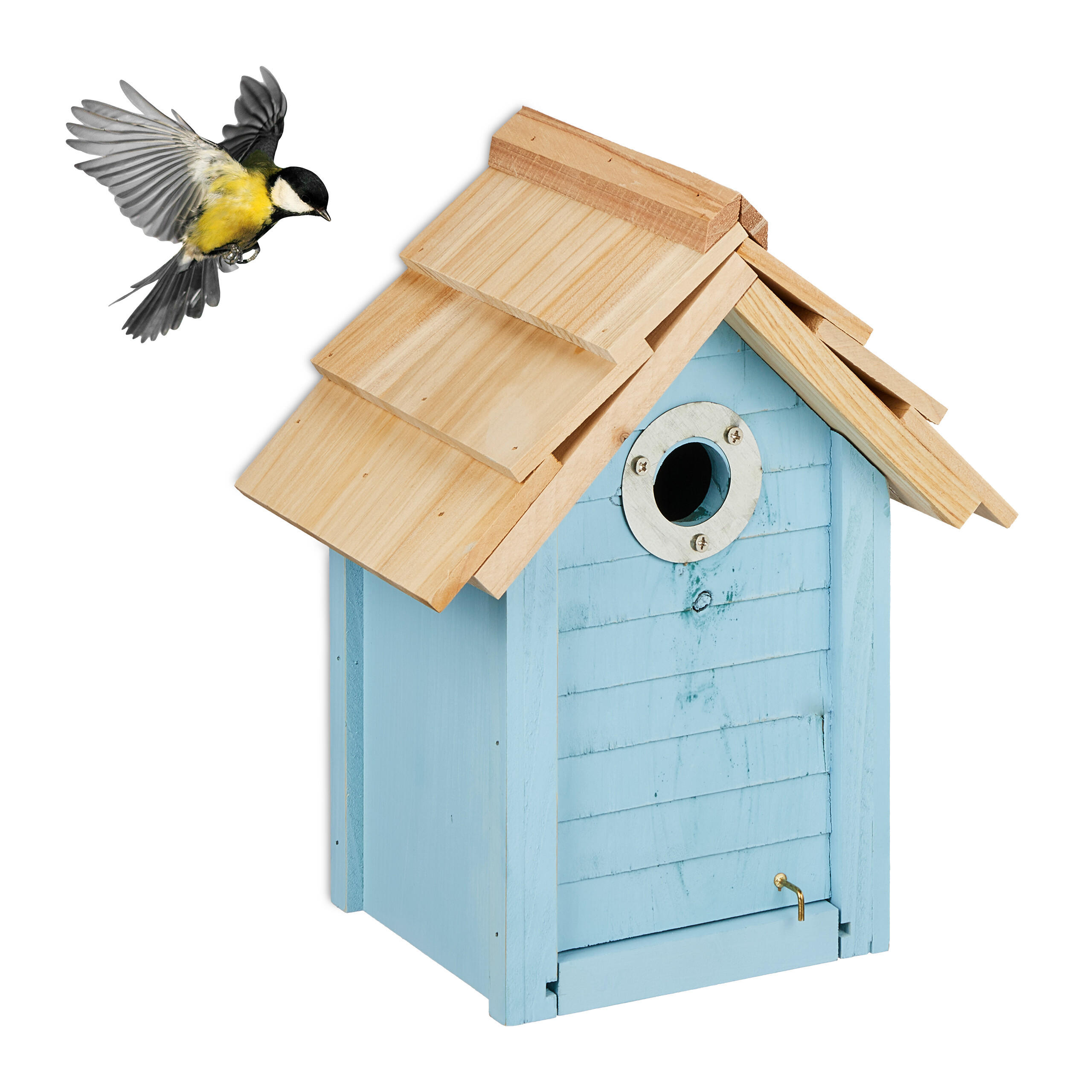 NISTKASTEN - Multicolor, Holz (22/27/15cm) - Relaxdays