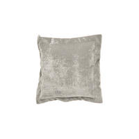 FLATTERKISSEN MEDIUM SEPHI Cord - Silberfarben, Textil (75/75cm) - KAWOLA
