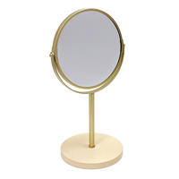 KOSMETIKSPIEGEL Oria 17/17/34 cm - Beige, Metall (17/34/17cm) - Douceur d´intérieur