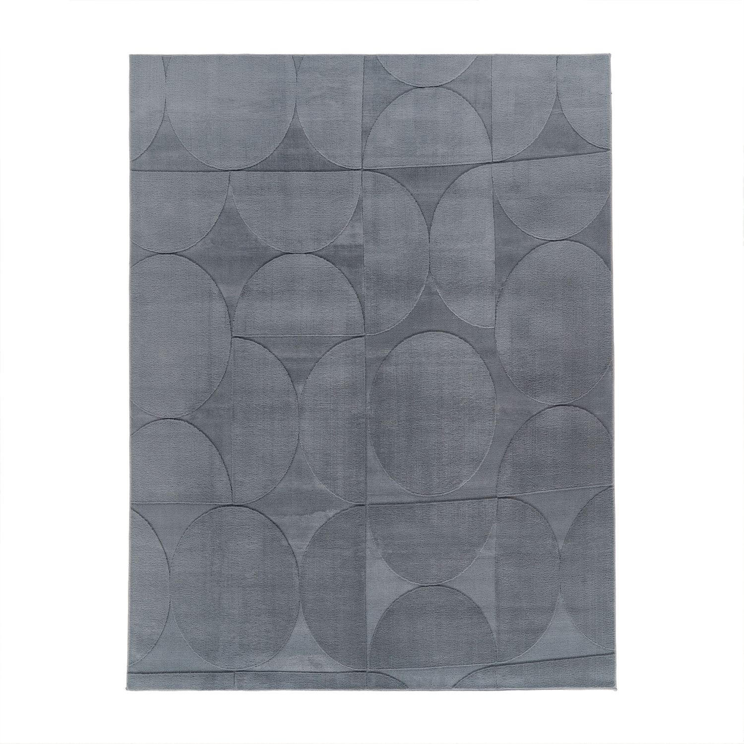 FLACHWEBETEPPICH Boho Anthrazit 200 x 280 cm - Anthrazit, Kunststoff (200/280cm) - TT Home