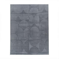 FLACHWEBETEPPICH Boho Anthrazit 160 x 220 cm - Anthrazit, Kunststoff (160/220cm) - TT Home