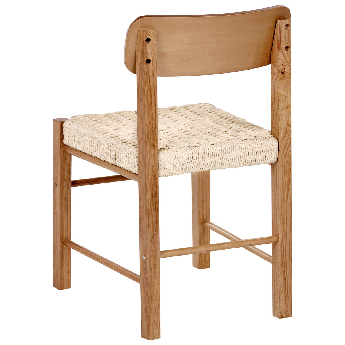 ESSZIMMERSTUHL 2er-Set Holz Braun Allos - Braun, Holz (45/76/47cm) - Beliani