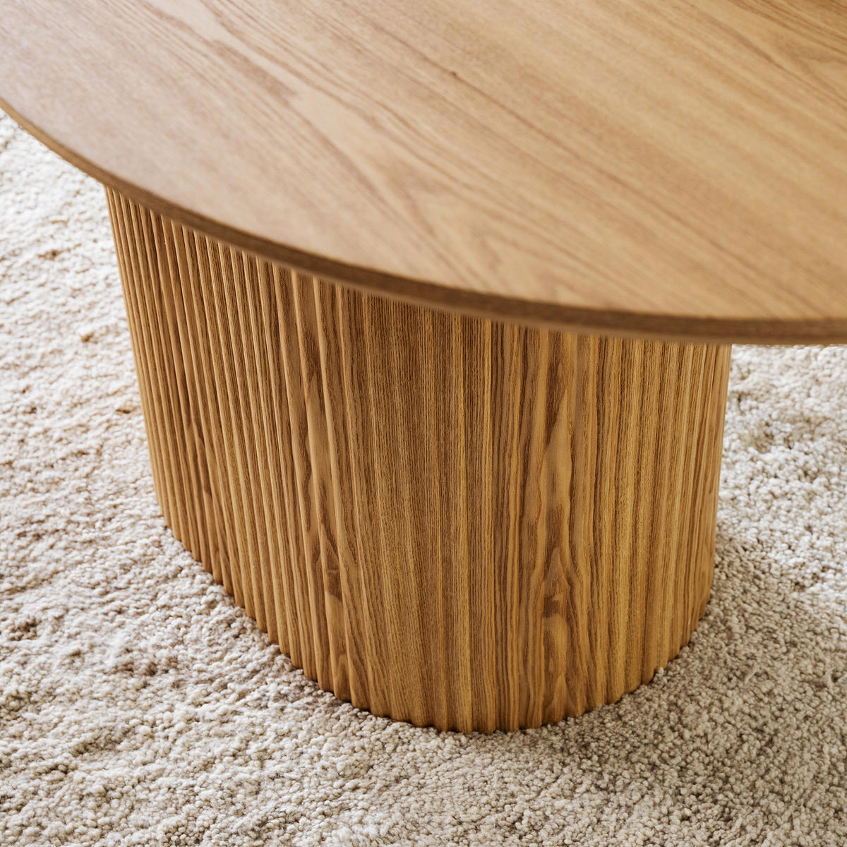 ESSTISCH - MDF - Eichefarben, Holzwerkstoff (90/160/75cm) - home24