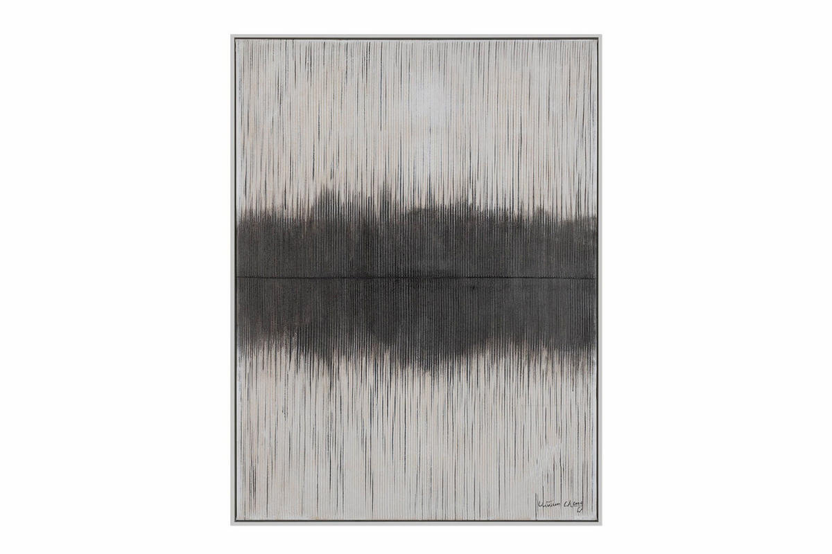 ACRYLBILD HANDGEMALT 75/100 cm - Grau, Textil (75/100cm) - KUNSTLOFT