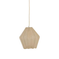 HÄNGELAMPE Tambisan - Braun - 34/34/36 cm - Braun, Textil (34/34/36cm) - Light & Living