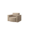 SESSEL Palma In Noel - Beige, Holzwerkstoff/Textil (98/74/89cm) - Fun Möbel