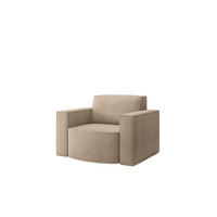 SESSEL Palma In Noel - Beige, Holzwerkstoff/Textil (98/74/89cm) - Fun Möbel