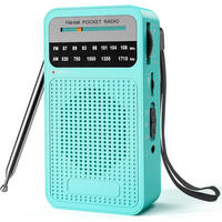 RADIO – FM/AM – Lautsprecher-/Kopfhöreranschluss – Grün - Grün, Kunststoff (13/7.2/3.1cm) - DCA