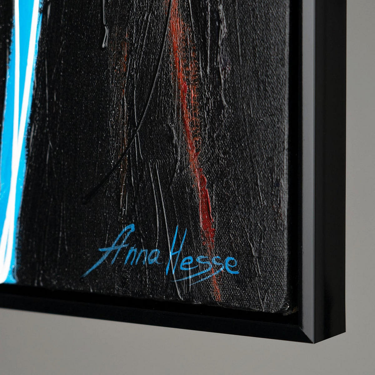 GEMÄLDE Symphonie der Farben Schattenfugenrahmen Schwarz 120x80 cm - Schwarz, Holz (120/80cm) - YS-art gallery