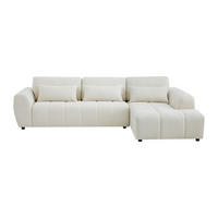 SOFA ohne Schlafmöglichkeit - 6 Personen - Stoff - Beige - Beige, Textil (303/103/196cm) - Vente-Unique