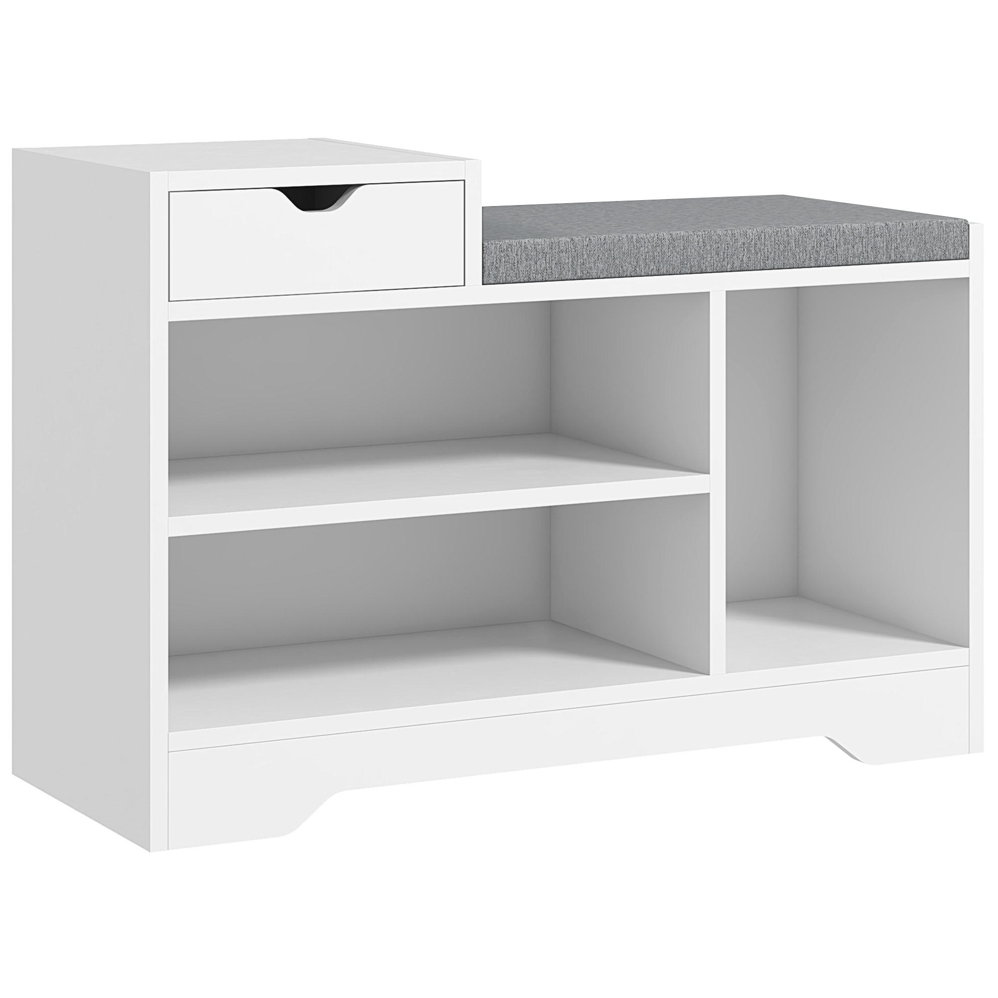 KONSOLENTISCH Weiß Spanplatte 1 Stück - Weiß, Kunststoff (76.5/30/52cm) - GiPP