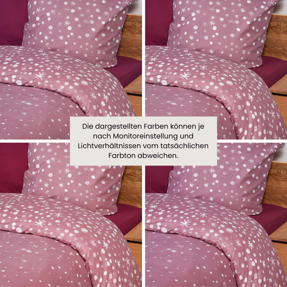BETTWÄSCHESET Runa - Feinbiber - 2-teilig - 135x200 cm - Rosa - Rosa, Textil (135/200cm) - SCHIESSER