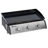PLANCHA DE-18612 3 Brenner, 9 kW, Antihaftbeschichtung - Silberfarben, Metall (48/21/63cm) - ComfortXL