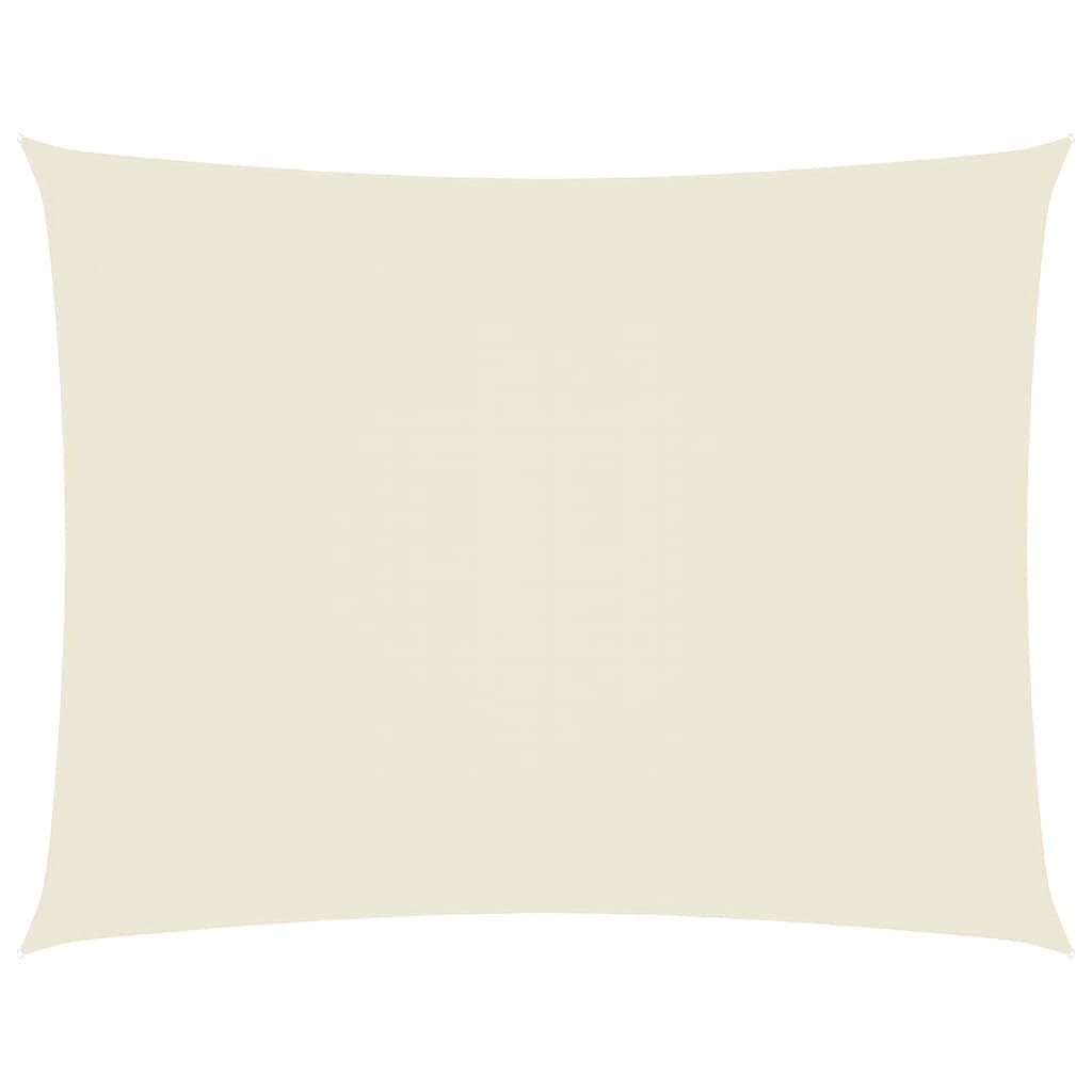 SONNENSEGEL Oxford-Gewebe Rechteckig 2x3,5 m Creme - Creme, Textil (350/200cm) - furnicato