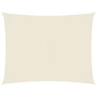 SONNENSEGEL Oxford-Gewebe Rechteckig 2x3,5 m Creme - Creme, Textil (350/200cm) - furnicato