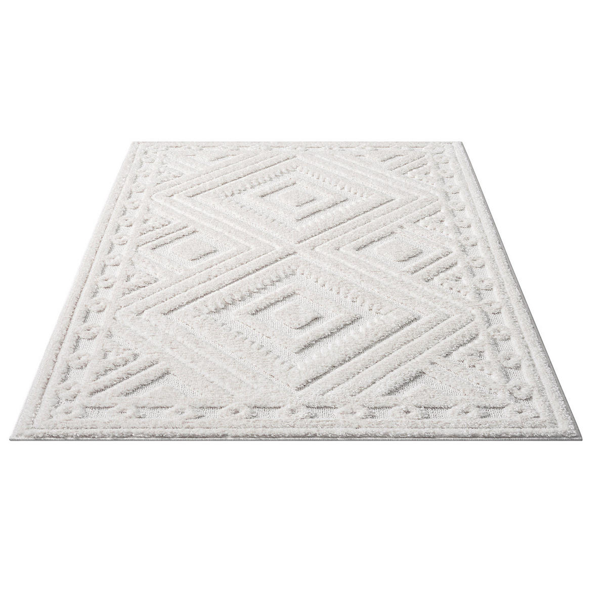 HOCHFLOR-TEPPICH Focus 777 Creme 120x170 cm - Creme, Textil (120/170cm) - carpet city