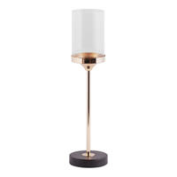 KERZENSTÄNDER Enlaceso - Goldfarben, Metall (12/47.5/12cm) - home&you