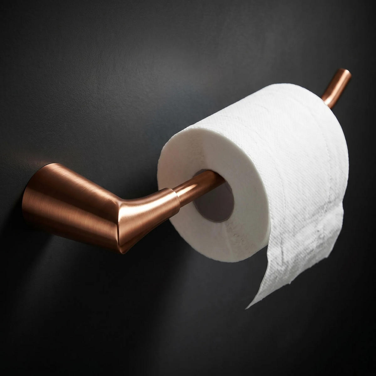 HALTER Für Toilettenpapier Rea 16205 Vibe Brush Gold - Kupferfarben, Metall (22.5/3.5/7.5cm) - REA