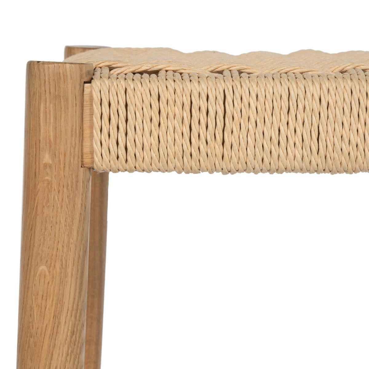 BARHOCKER-SET 3 Stück in Rattan / Eiche Wildeiche - Honigeiche/Eichefarben, Holz/Papier (44/66/37cm) - Furnhouse