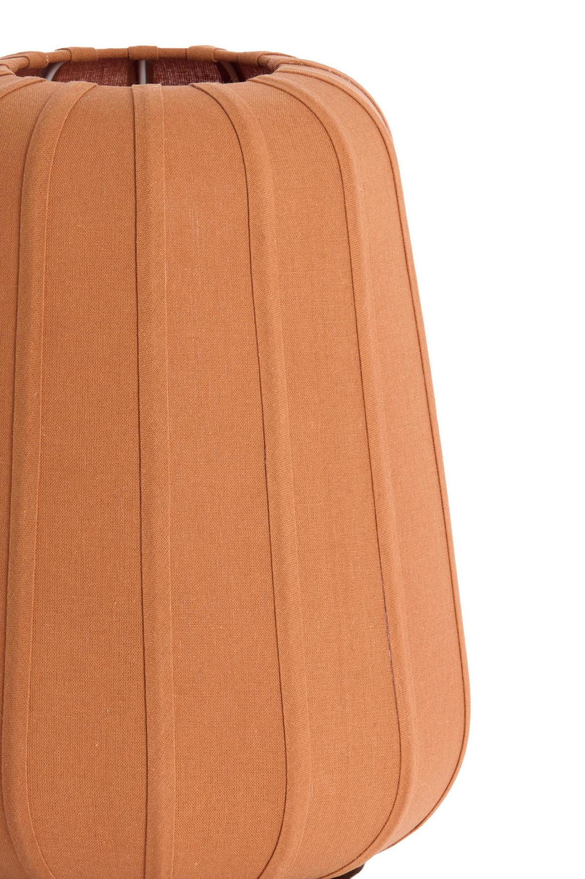 TISCHLAMPE Bibury Orange Ø30/41,5 cm - Orange, Textil (30/30/41.5cm) - Light & Living