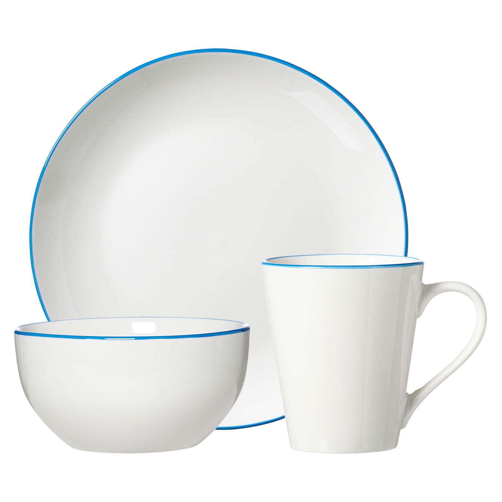 FRÜHSTÜCKS-SET Adela blau 18er Set - Blau, Keramik (1/1/1cm) - Ritzenhoff Breker