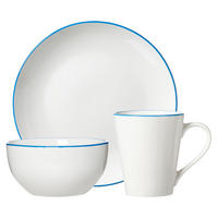 FRÜHSTÜCKS-SET Adela blau 18er Set - Blau, Keramik (1/1/1cm) - Ritzenhoff Breker