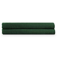 SAUNATUCH 2er-Set, 2x Saunatuch 80/200 cm, Dunkelgrün - Dunkelgrün, Textil (80/200cm) - Blumtal