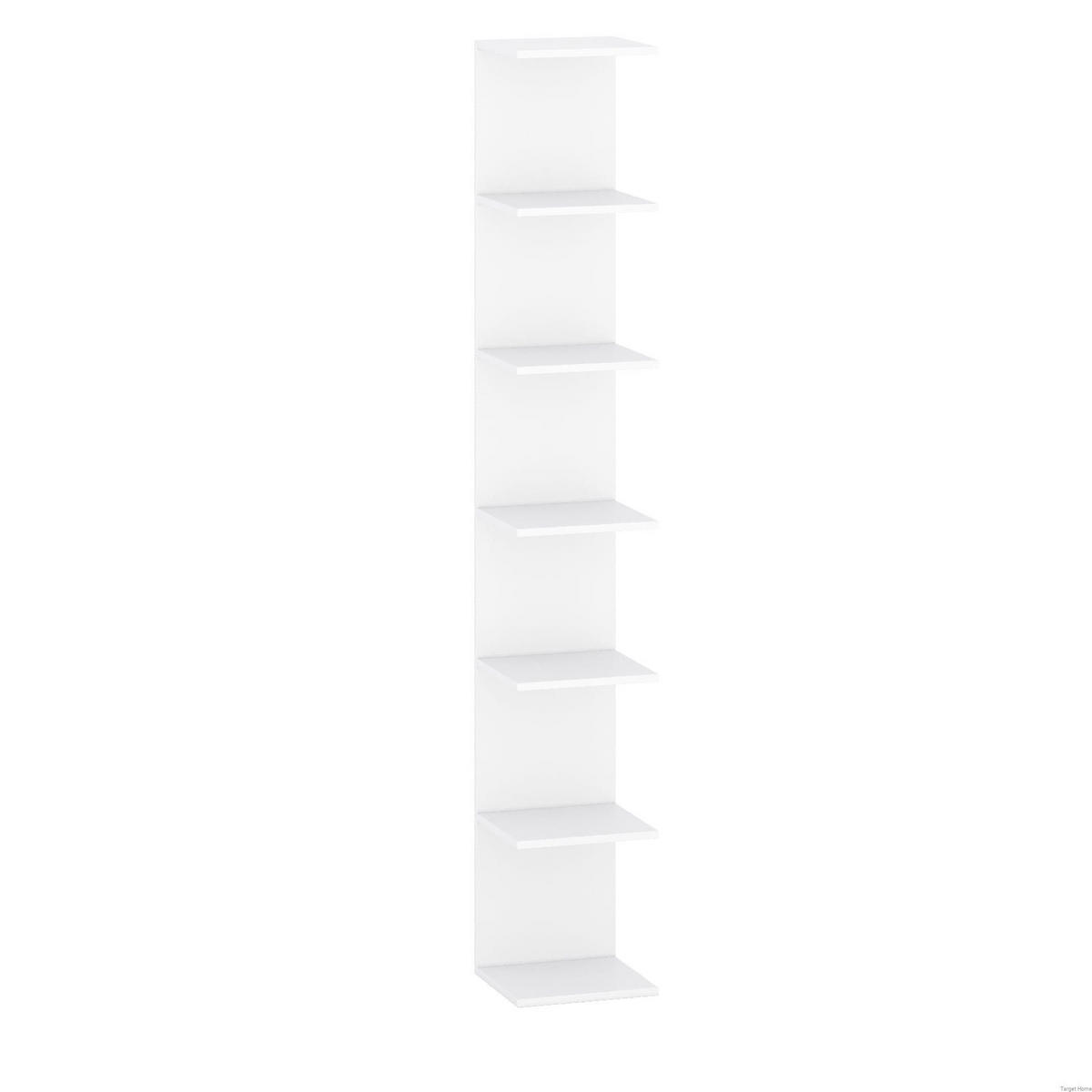 REGAL Spanplatten 190 cm - Weiß, Holzwerkstoff (30/190/28cm) - Target Home