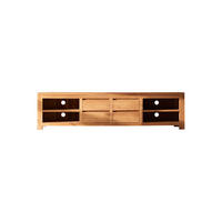 TV-SCHRANK Patio Natur aus Teak - Naturfarben, Holz (200/50/50cm) - Tikamoon