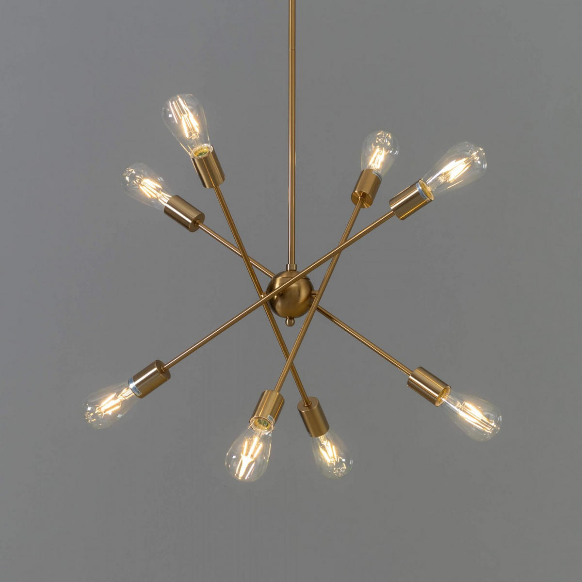 HÄNGELEUCHTE Sagitta, Messing, 60cm - Goldfarben, Metall (60/60/60cm) - KOSILUM