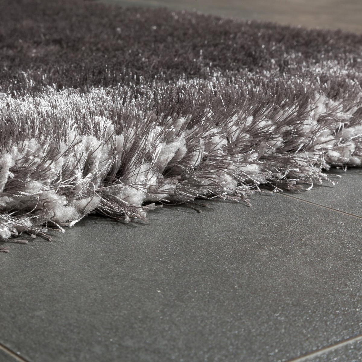 HOCHFLORTEPPICH 60/100 cm Touch 100 - Grau, Textil (60/100cm) - Paco Home