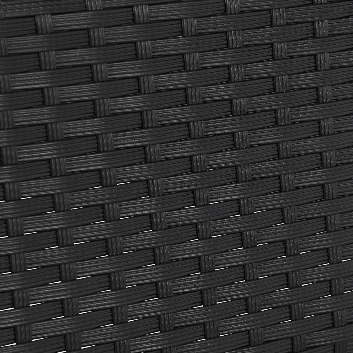 GARTENTISCH Yoro schwarz 60x60 cm - Schwarz, Kunststoff (60/60/73cm) - Juskys