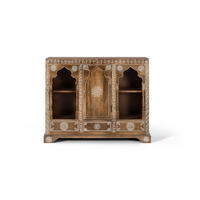 KONSOLE aus handgeschnitztem Mangoholz - Braun, Holz (100/35/79cm) - Giner y Colomer