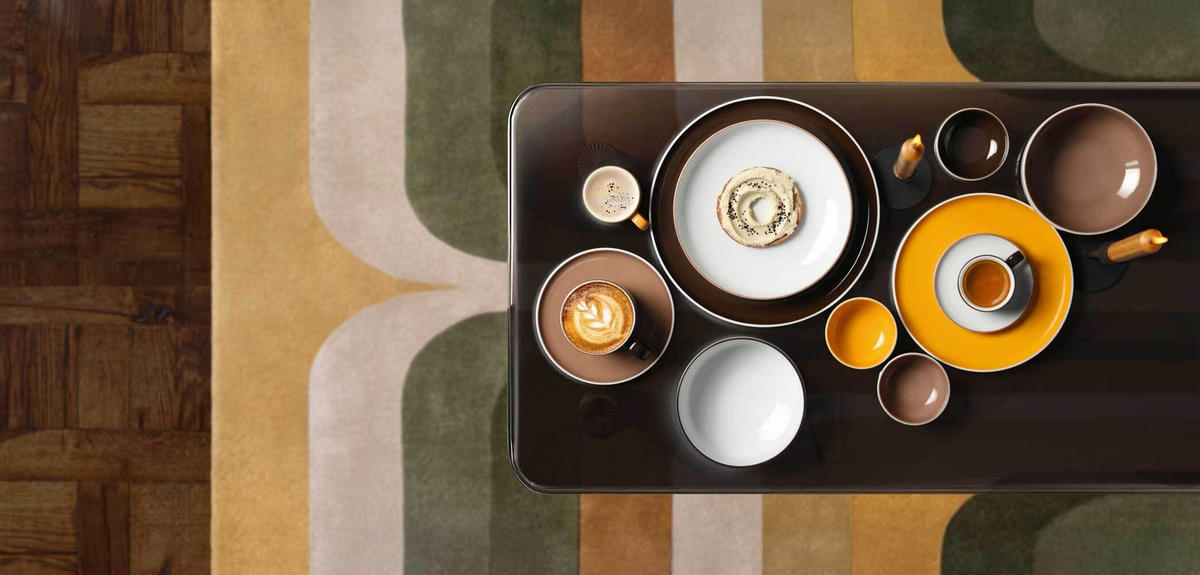 KAFFEESERVICE Sento Home Pure Lines Mango Orange 18-tlg. - Orange, Keramik (2/2/2cm) - Seltmann Weiden