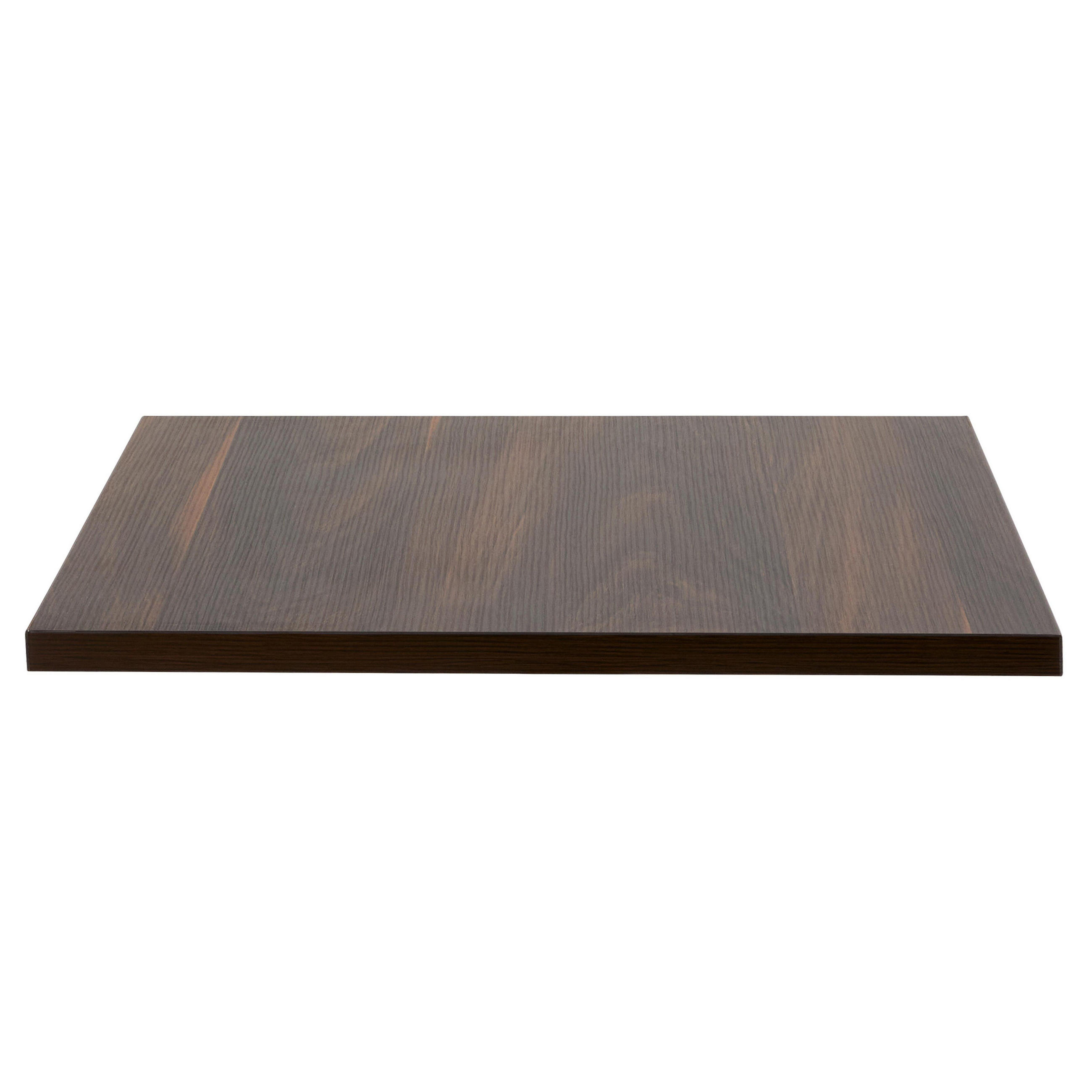 TISCHPLATTE quadratischer 60 cm, Dunkelholz - Eichefarben/Dunkelbraun, Holz/Holzwerkstoff (60/2/60cm) - Oviala