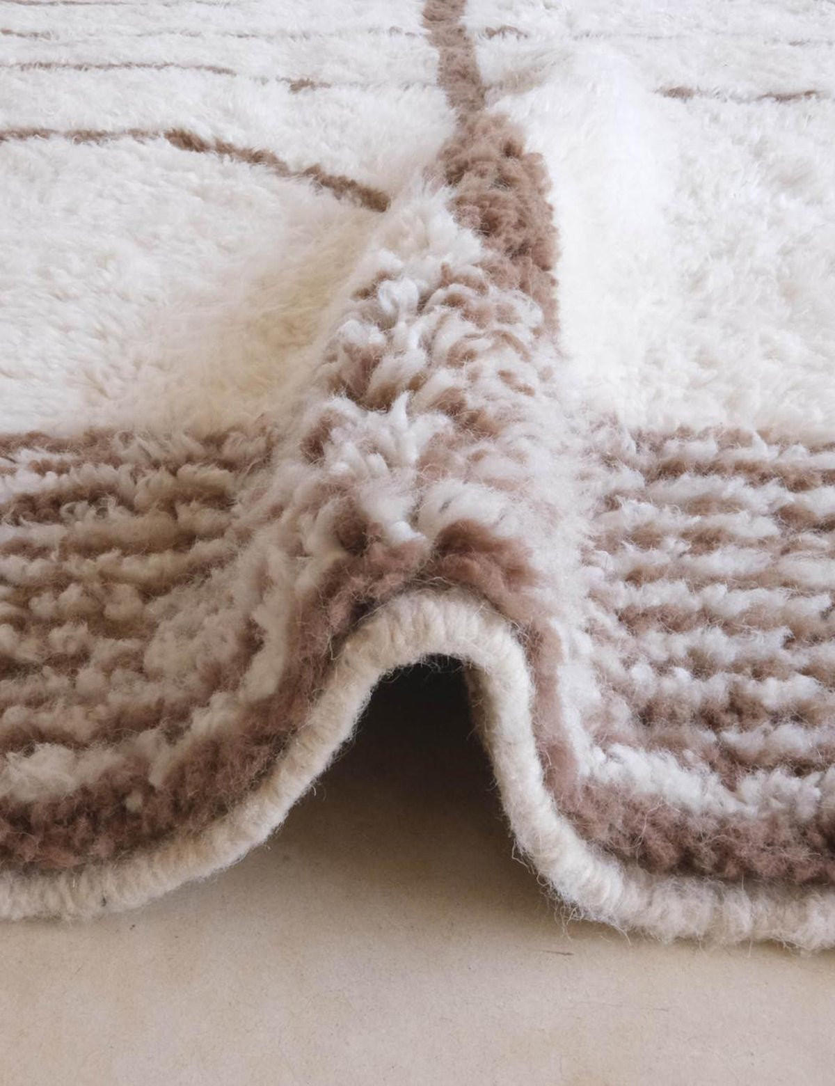 BERBERTEPPICH Grafik dekorativ 245x 352 cm - Braun, Naturmaterialien (245/352cm) - AFK Living