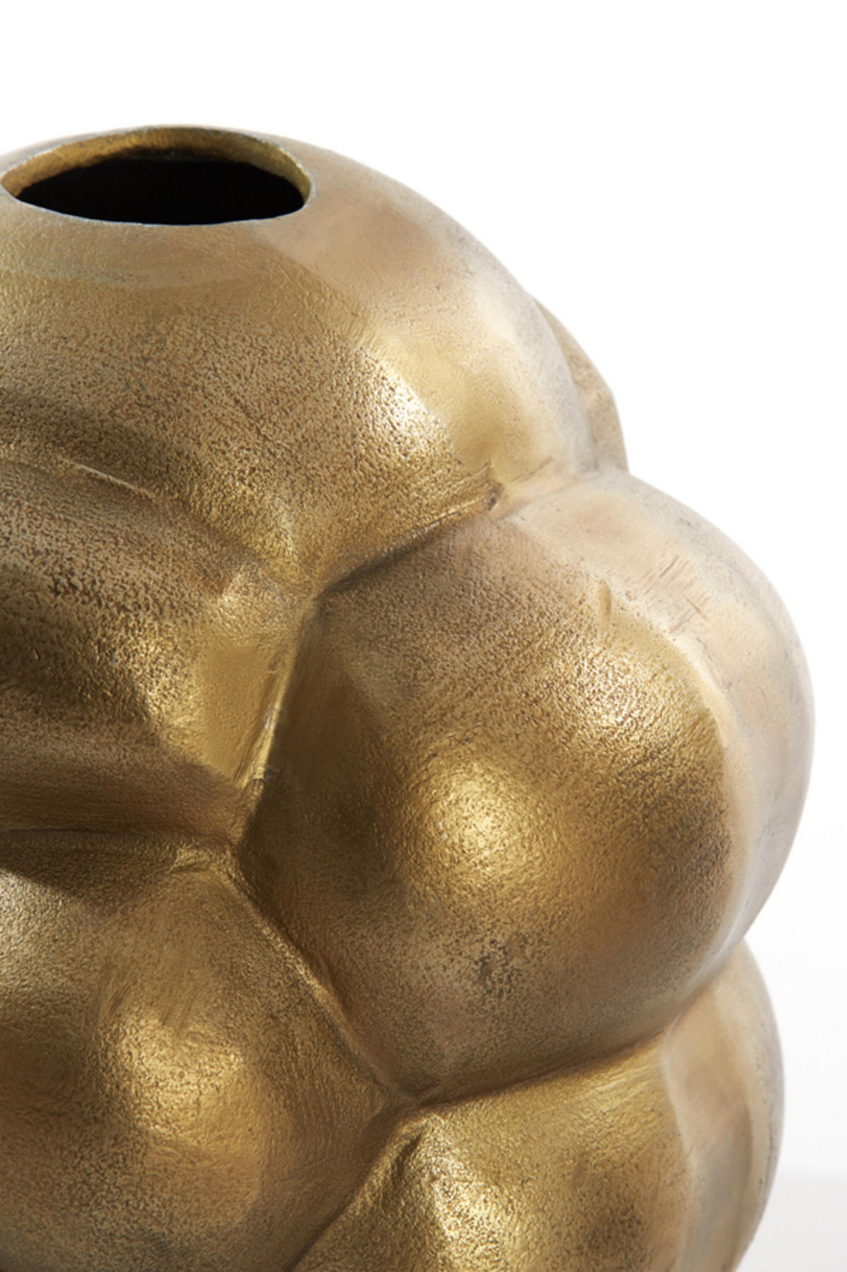 VASE Noor Bronze Ø30,5/30,5 cm - Bronzefarben, Metall (30.5cm) - Light & Living