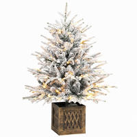 WEIHNACHTSBAUM PE PVC Grün - Grün, Kunststoff (90cm) - HOMCOM
