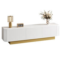 TV-LOWBOARD 170/40,5/47 cm mit 3 Türen und Kabeldurchlass - Weiß, Holzwerkstoff (170/47/40.5cm) - BEAOK