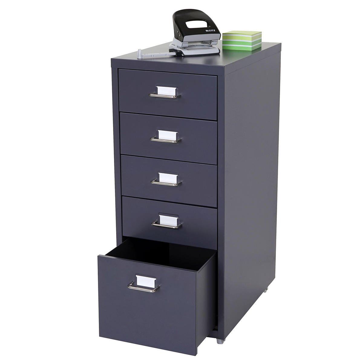 ROLLCONTAINER Anthrazit - Anthrazit, Metall (28/69/41cm) - MCW