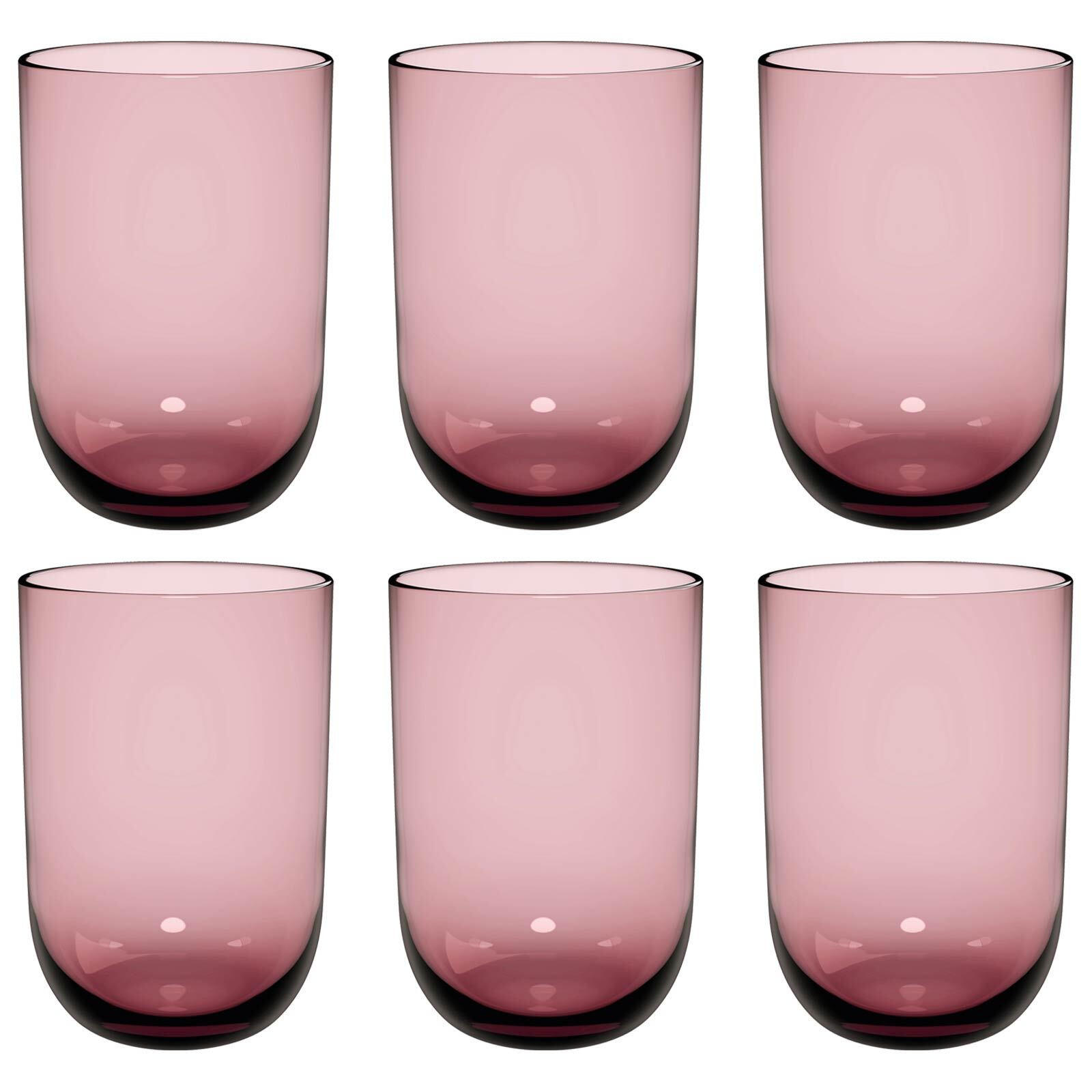 LONGDRINKBECHER Like Glass Grape 385 ml 6er Set - Pink, Glas (0.385L) - like.Villeroy & Boch