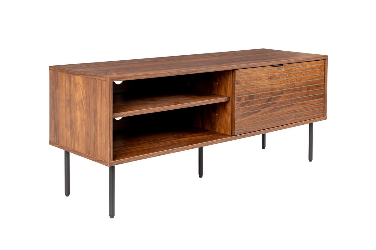 BEISTELLTISCH Stripes - Braun - 40/120/50 cm - Braun, Holz (40/120/50cm)