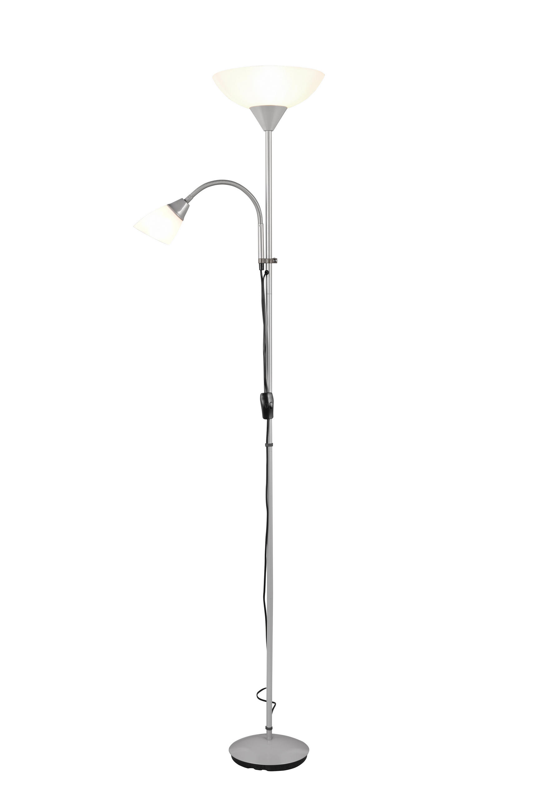 STEHLAMPE ERZWO - Grau - 28/28/180 cm - Grau, Metall (28/28/180cm) - Trio Leuchten
