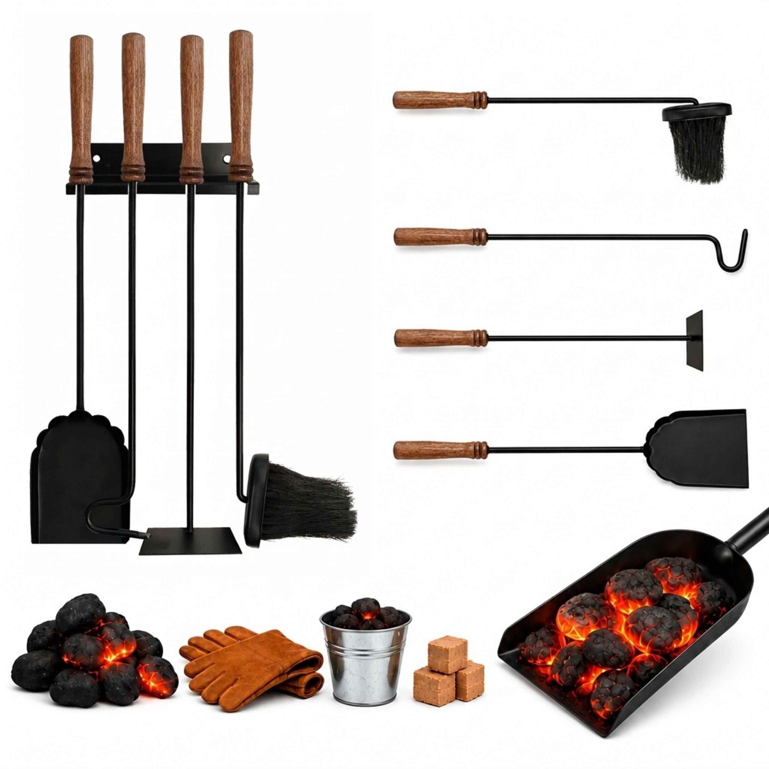 SET-ȘEMINEU Negru Maro 5-piese