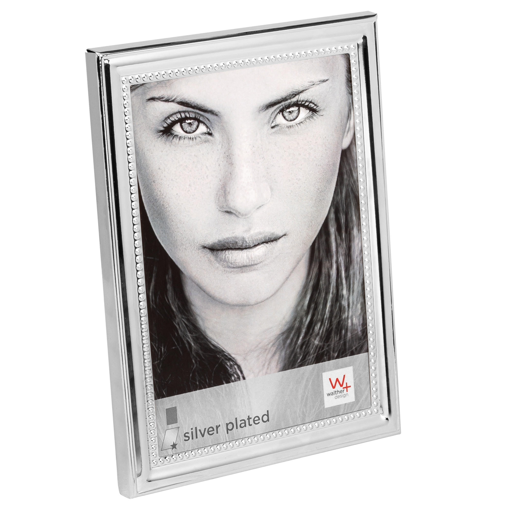 BILDERRAHMEN Elodie Portraitrahmen 15x20 cm, silber - Silberfarben, Metall (17/22/1cm) - walther design
