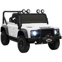 KINDER-ELEKTROAUTO DE-06154 Land Rover lizenziert mit Fernbedienung und LED Weiß - Weiß, Kunststoff/Metall (115/61/61cm) - ComfortXL