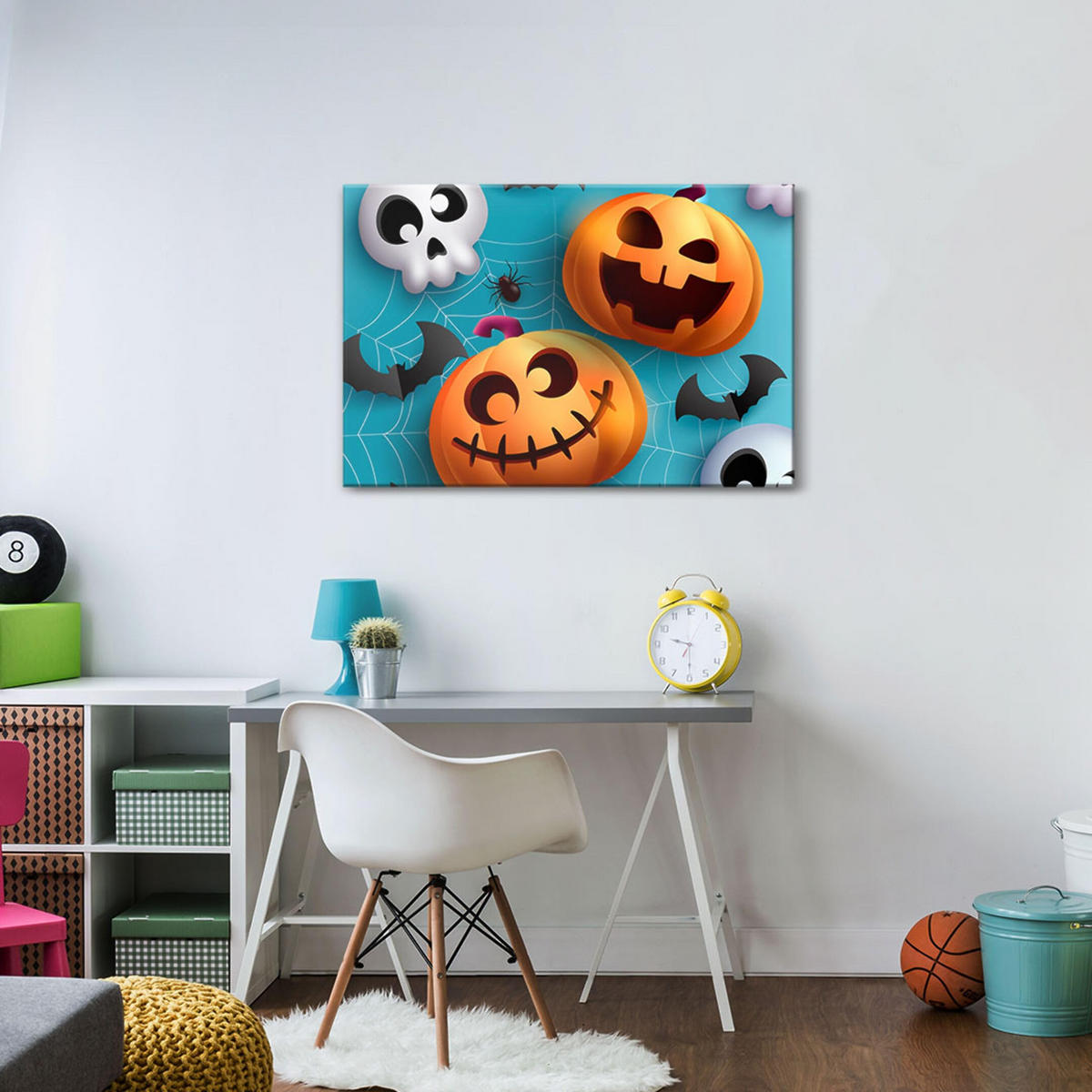 LEINWANDBILD 90x80 cm - Multicolor, Holz (90/80cm) - LUMASOUL