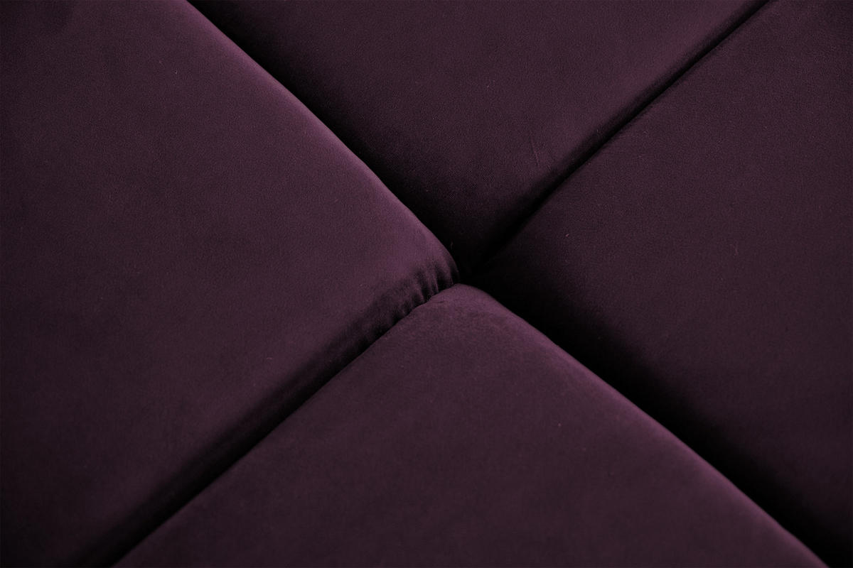 ECKSOFA MIT MOTORISCHEM SITZVORZUG NEVADA Violett Velvet - Violett/Schwarz, Textil (319/215cm) - KAWOLA