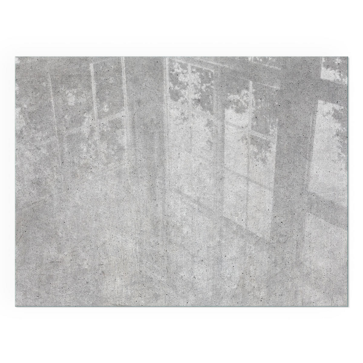 GLASPLATTE für Kamin 80x60 cm - Grau, Glas (80/60/0.4cm) - TULUP